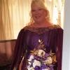 bespoke alternative purple wedding dress