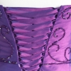 Alternative purple bespoke wedding gown