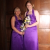 Purple bespoke bridesmaid dresses